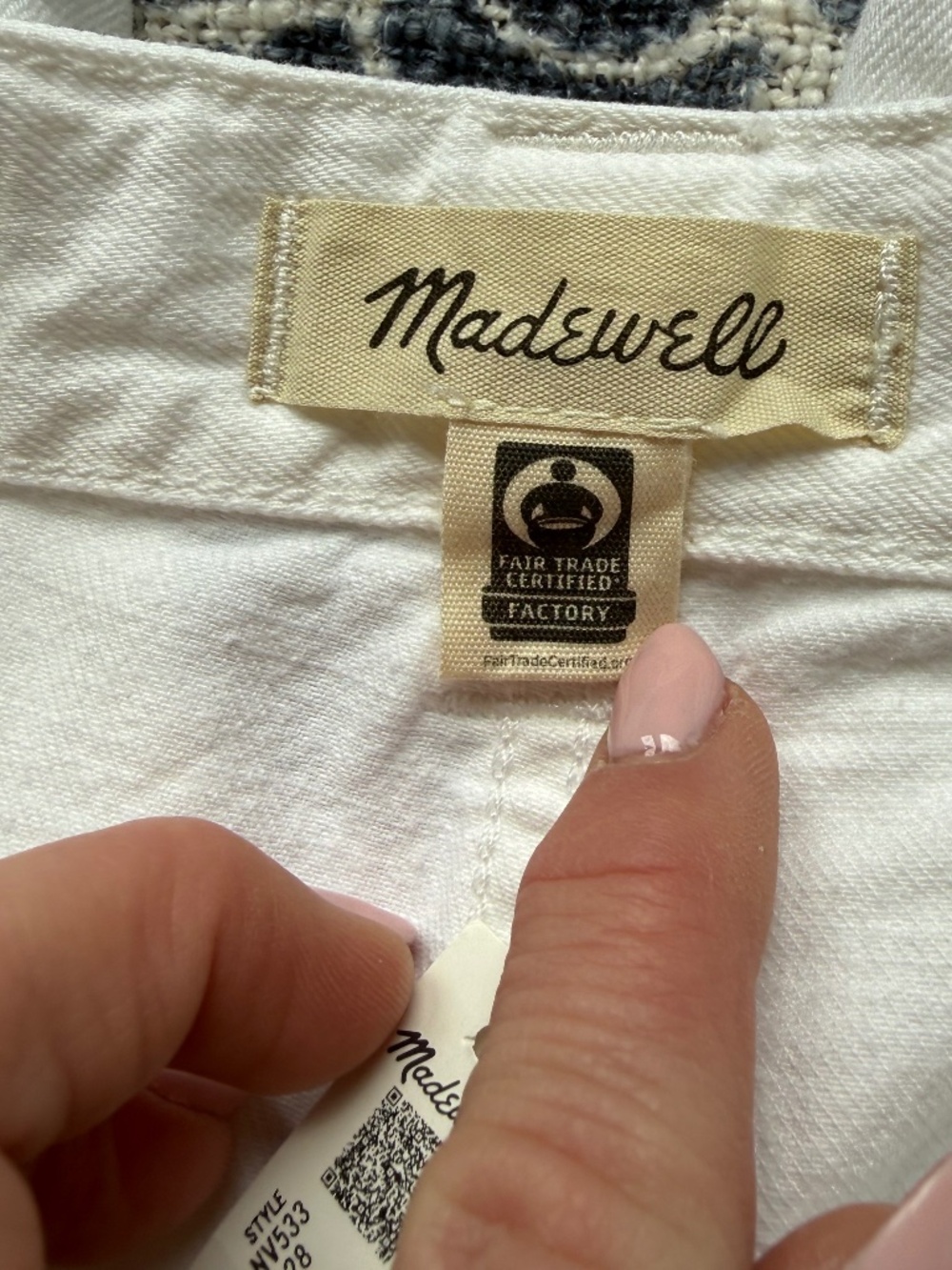 NWT Madewell The Darted Barrel-Leg Jean in Vintage Canvas - 28 - Picture 12 of 16